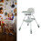 Green Folding Baby High Chair - Double Tray 37.5cm 12