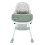 Green Folding Baby High Chair - Double Tray 37.5cm 15