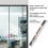 Sliding Door Roller Replacement with Durable Metal Frame, Smooth Sliding Motion, Wide Compatibility 2