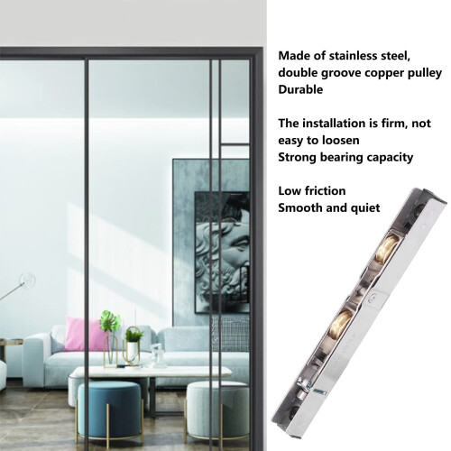Sliding Door Roller Replacement with Durable Metal Frame, Smooth Sliding Motion, Wide Compatibility 1