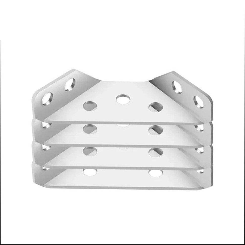 40Pcs Stainless Steel Corner Brackets Heavy Duty Furniture Angle Braces With Screws, Rustproof 90 Reinforcement For Shelves, Cabinets, Tables 9073542973492