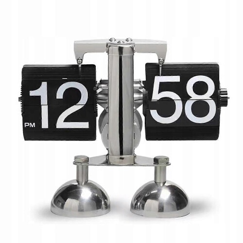 (D) Stool Clock Retro Small Digital Retro Clock Desk  Shelf Clocks