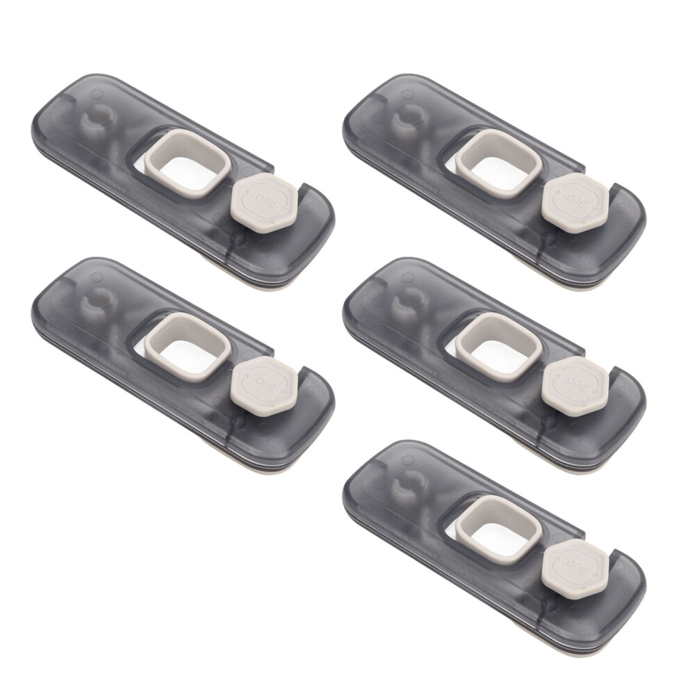 5pcs Baby Fridge Lock 10x3.8x2cm Pinch-Proof