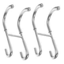 2Pcs Over the Door Towel Hook Heavy Duty Stainless Steel Bathroom Hooks for Towels and Robes