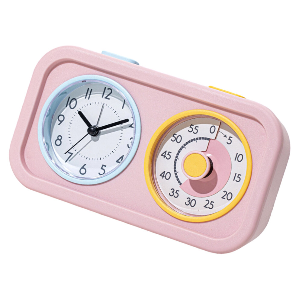 Simple Operation Timer With Accurate Timing Alarm Clock- Pink