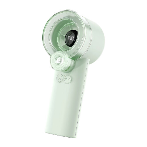 Misting Fan Handheld Fan 5 Speed Adjustment Desk-Light Green