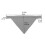 Embroidered Servers Head Wrap Breathable Cotton Fabric For-O 4
