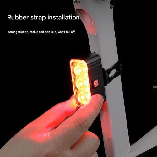 Rechargeable Cycling Front And Rear Light Set With Child-3 2