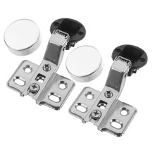 26mm Soft Close Cabinet Hinges 2pcs Concealed Full Overlay Metal Hinges for Kitchen Cabinets Replacement
