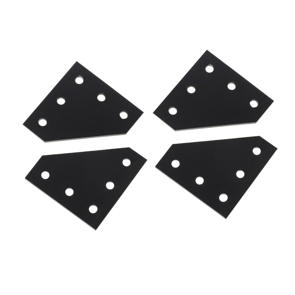 5Hole Aluminum Corner Bracket 90 Degree Lshaped Connector For 2020 Extrusion Frame Assembly 4Pack 9330225304081
