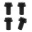 Silicone Gutter Extension Covers 4 Pack, Clog Resistant Design for Efficient Rainwater Drainage 1