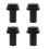 Silicone Gutter Extension Covers 4 Pack, Clog Resistant Design for Efficient Rainwater Drainage 4