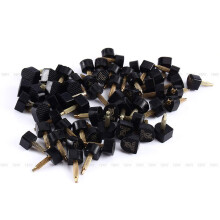 12 Pairs 5 Sizes Heel Replacement Tips with Anti‑Slip Grip and Noise Reduction Design