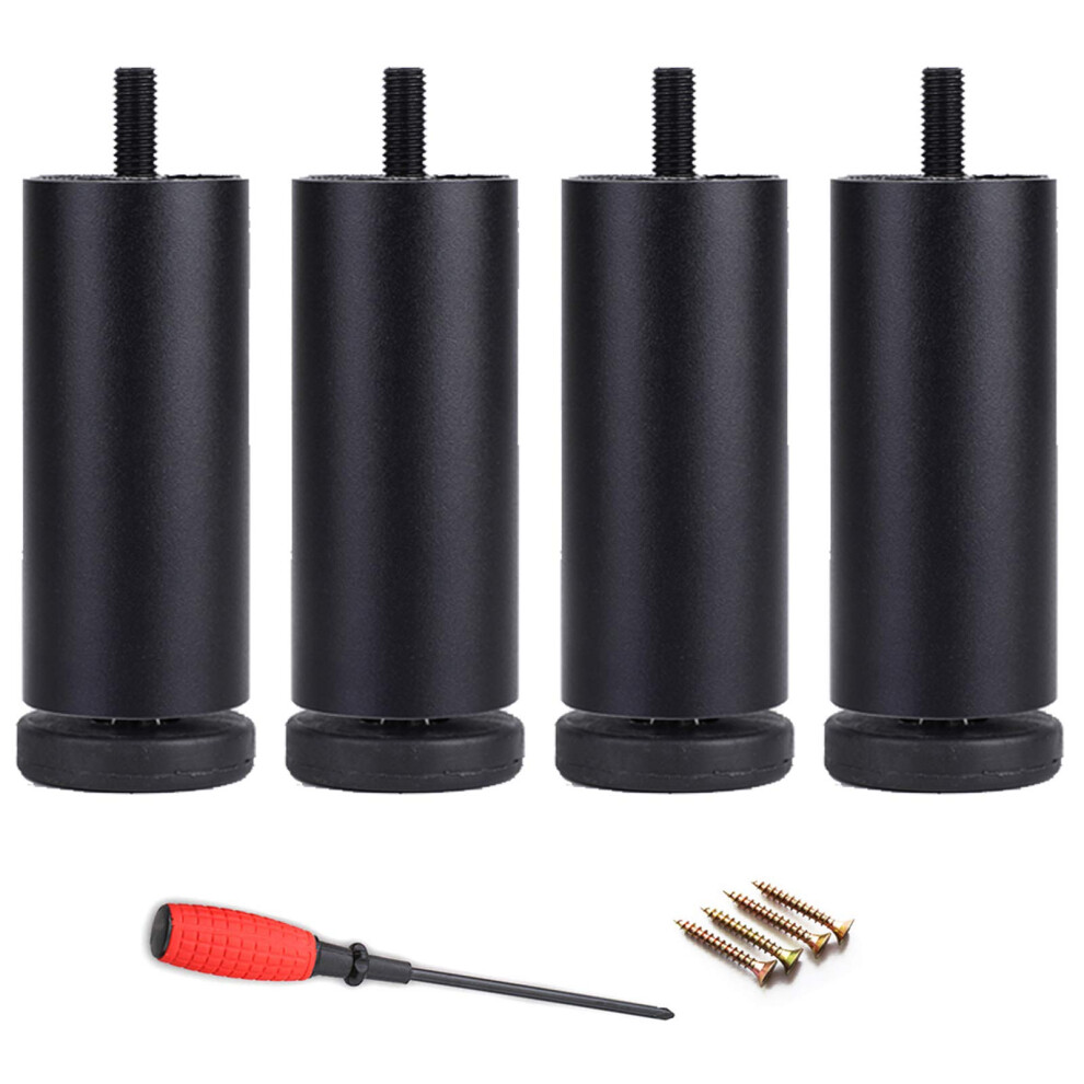 Adjustable Aluminum Furniture Legs With AntiâSlip Pads, Rustproof Sofa Legs 18Cm, 600Kg Load Capacity 9771547831471