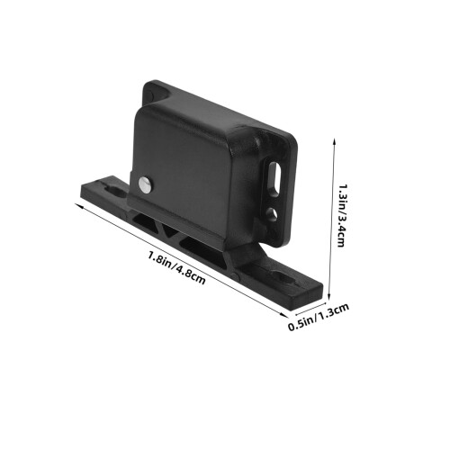 4 Pack RV Drawer Latch Push Button Cabinet Lock Flush Mount Side Pull Design for Camper Trailer 1