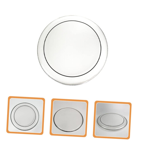Drum Head Replacement with Double Layer Drum Skin 20cm Clear Sound Control Durable Alloy Frame 2