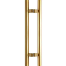 Gold Stainless Steel Door Pull Handle 80cm Pair, Modern Farmhouse Style for Sliding Glass Door, Rustproof and Easy Installation