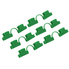 Plant Film Clips 50Pcs PE Plastic Greenhouse Clamps for Soil Sheets 8mm
