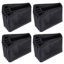 4 Pack NonSlip Rubber Ladder Feet Pads for Floor Scratch Protection and Noise Reduction