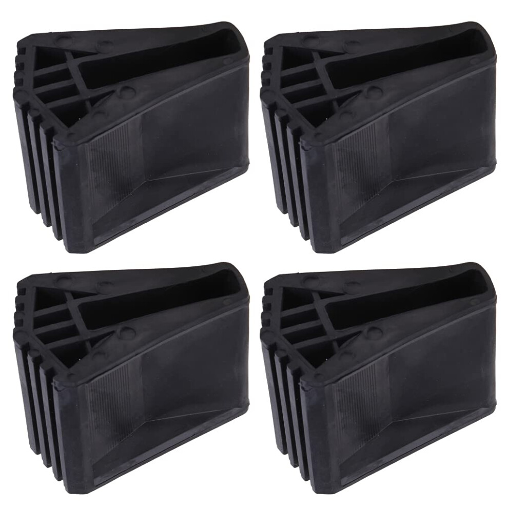 4 Pack Nonslip Rubber Ladder Feet Pads For Floor Scratch Protection And Noise Reduction 9330225304531