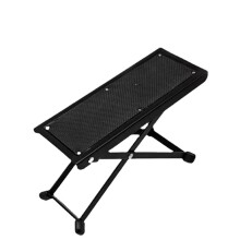 Adjustable Guitar Footstool with FourHeight AntiSlip Metal Pedal, Foldable Rest for Classical Guitar Practice