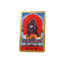 Fortune Amulet Card for Health and Wealth, Compact Wallet Size Lucky Charm Gift for Home and Desk Decor