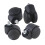 Furniture Casters Wheels with Threaded Stem, 360 Smooth Rolling Ball Casters for Storage Rack, 5 Pack 2