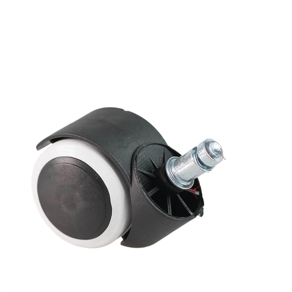 5Pcs 2 Inch Rubber Office Chair Casters, Quiet Rolling Heavy Duty Swivel Replacement Wheels 9073542974154