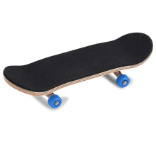 Finger Skateboard Toy for Kids Navy Mini Wooden Alloy Design with Box Durable Smooth Wheels