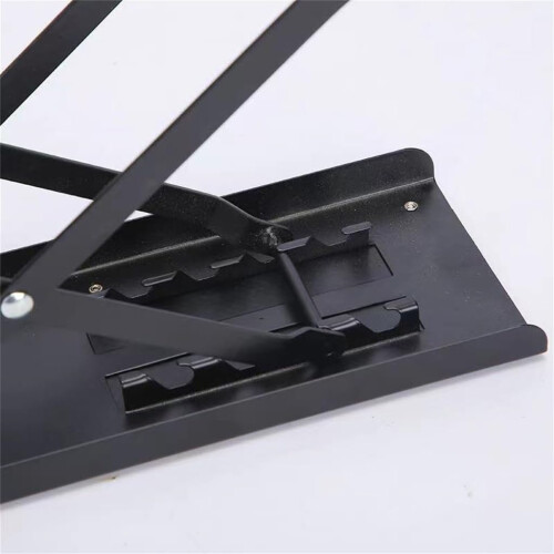 Adjustable Guitar Footstool with FourHeight AntiSlip Metal Pedal, Foldable Rest for Classical Guitar Practice 1