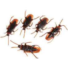 10 Pcs Realistic Fake Cockroaches Prank Toys Set Rubber Roach Props for Party Gag and Funny Jokes