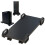Adjustable CPU Stand with Wheels, Steel Computer Tower Cart with Locking Casters and Smooth Rolling Mobility 1