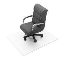 Clear Office Chair Mat for Carpet and Hardwood Floors, Heavy Duty Transparent Floor Protector 71x71in