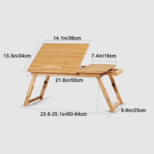 Folding Drafting Table with FourStep Adjustable Panel and Telescopic Height, Portable Drawing Desk for Small Spaces 2