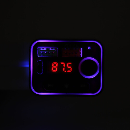 PDF4 Bluetooth FM Transmitter 57g Dual USB 7Colors 2