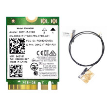 8260 8260NGW WiFi Card+2XAntenna 2.4G/5Ghz 867M  4.2 NGFF M.2 WiFi Wireless Card Module for  AC 8260