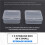 Bead Organizer Box, A Large Transparent Box with 30PCS Small Clear Plastic Storage Containers,Portable  Storage Box 9