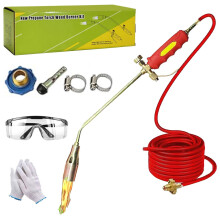 Output 1,900,000 BTU Propane Weed Torch with Push Button Ignition and 16.4ft Hose for Garden