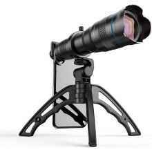 HD 36X Phone Telescope Lens with Tripod, Telephoto Zoom Monocular Camera Lens for All Smartphones