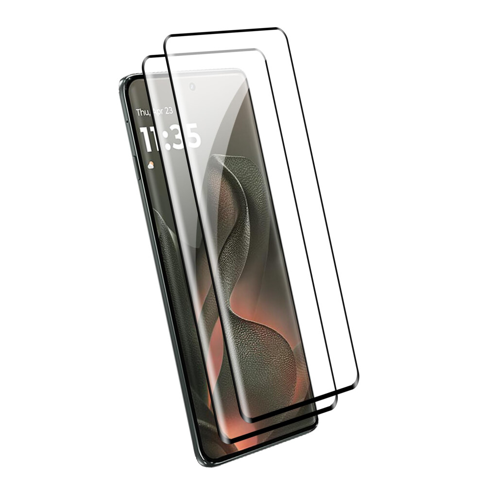 2Pack 9H Tempered Glass Screen Protector For Motorola Edge 2025 And Moto Edge 60 Fusion, 3D Curved Fit, Case Friendly 9073542975663