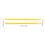2PCS Nylon Drum Sticks Yellow Portable Exercise 2