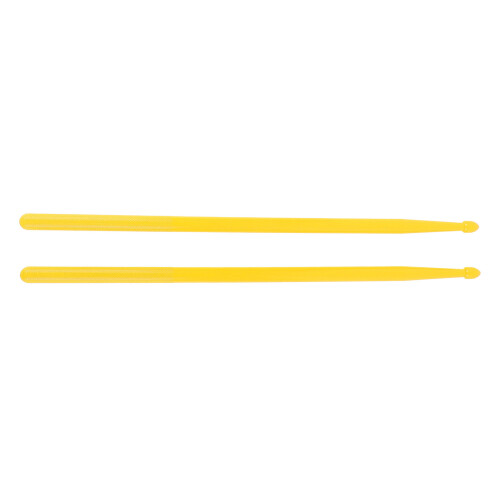 2PCS Nylon Drum Sticks Yellow Portable Exercise 2