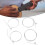 4Pcs Nylon Ukulele Strings Transparent Warm Tone 15
