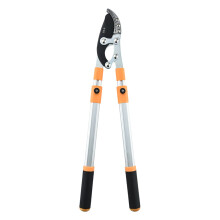 Garden Pruning Shears Ratchet Pruner with Telescopic Long Handle for Trees, Heavy Duty Branch Cutter