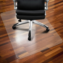 Large Clear PVC Chair Mat for Hardwood Floor 47x59, Durable Office Floor Protector for Home Desk