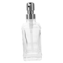 Refillable Travel Bottles Glass Soap Dispenser for Lash Shampoo Toiletries with Leakproof Pump
