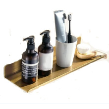 Corner Shower Caddy 40cm Antique Copper Bathroom Shelf Organizer Rack, RustResistant Wall Mounted Design