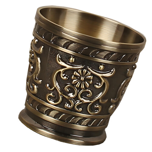Fun Present Metal Mug Retro Theme Small Capacity Dishwasher-L