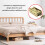 4lots Universal Bed Frame Fasteners With U Shape-Black 50mm 3