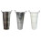 Galvanized Flower Bucket with Handle Farmhouse Decorative-White 2